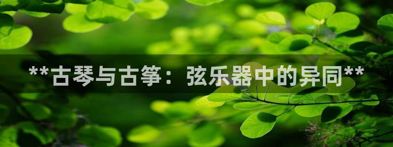 凯发旗舰网站:**古琴与古筝:弦乐器中的异同**